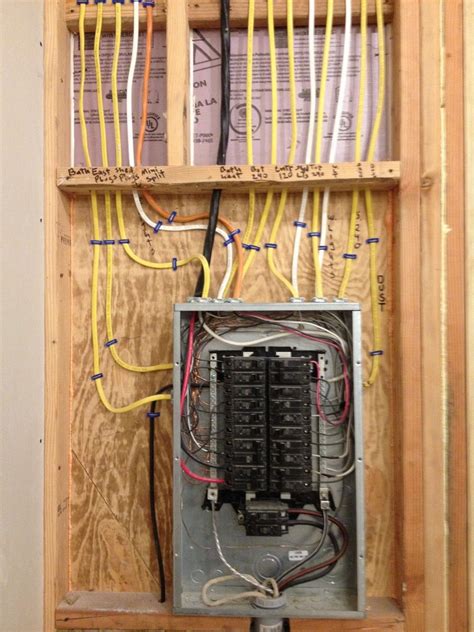 electrical panel box inside garage|60 amp subpanel in garage.